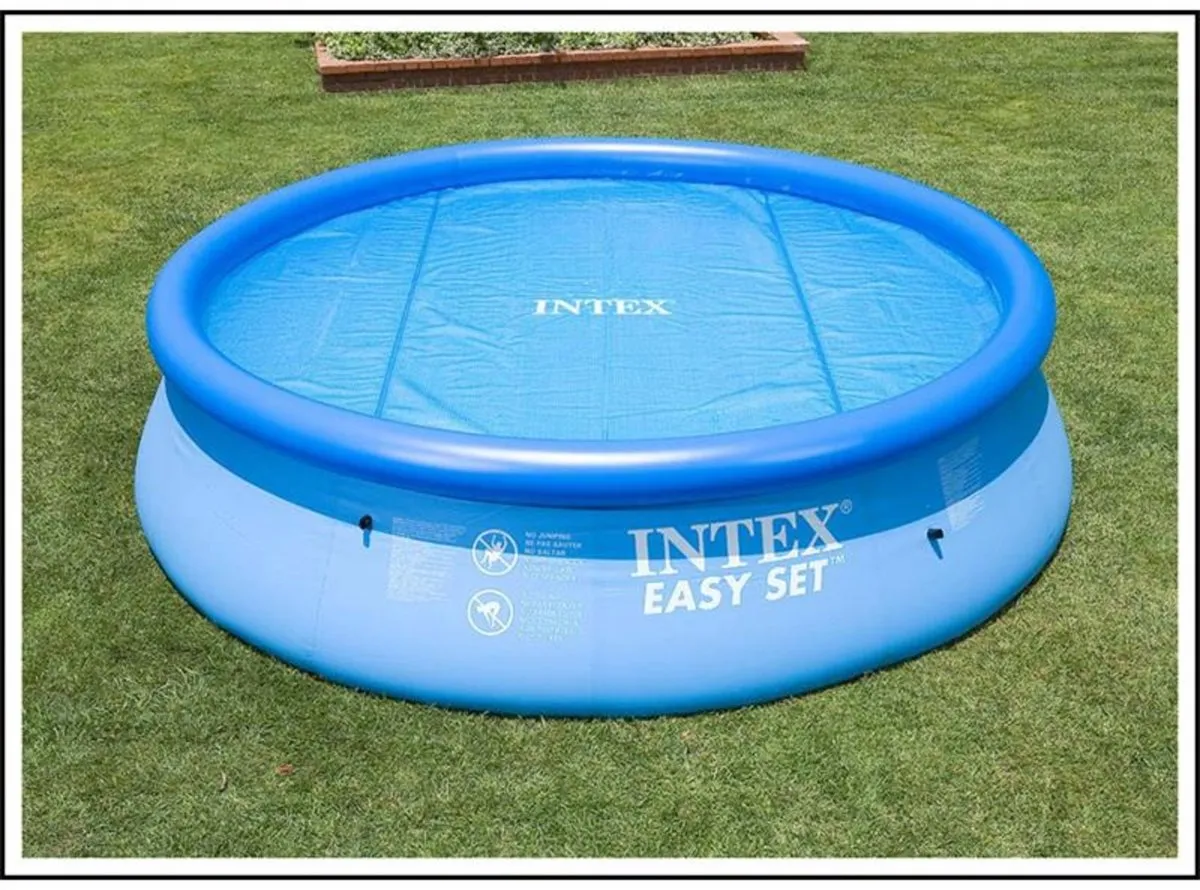 Intex Zwembad Afdekzeil Ø305cm Easy Set - Donkerblauw