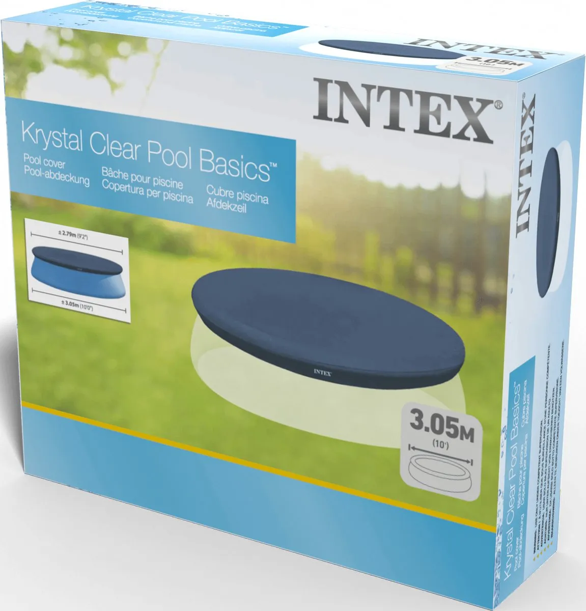 Intex Zwembad Afdekzeil Ø305cm Easy Set - Donkerblauw