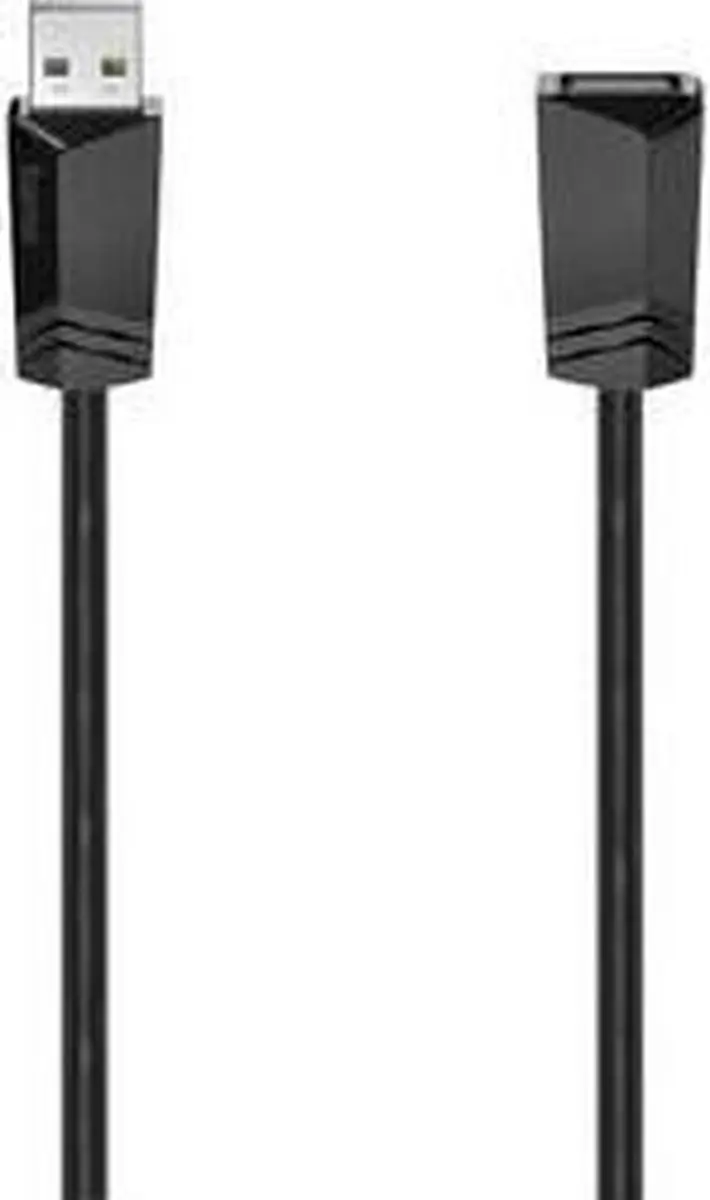 Hama USB 2.0 Verlengkabel 1,5m - Zwart