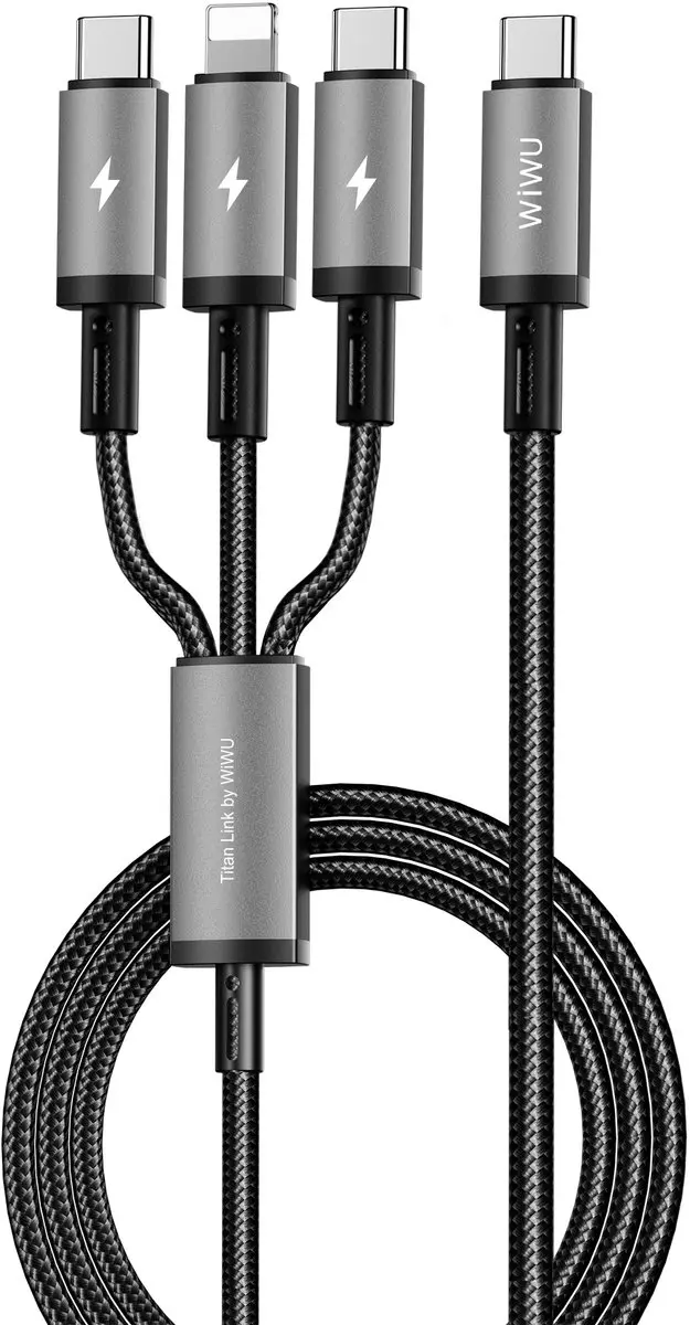 WiWu 3-in-1 USB-C Kabel 60W