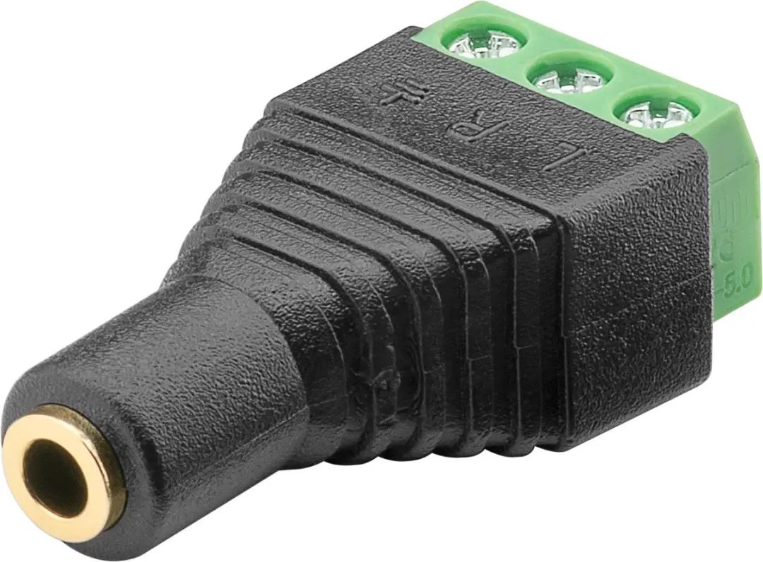 Goobay 3,5mm Jack Terminal Block