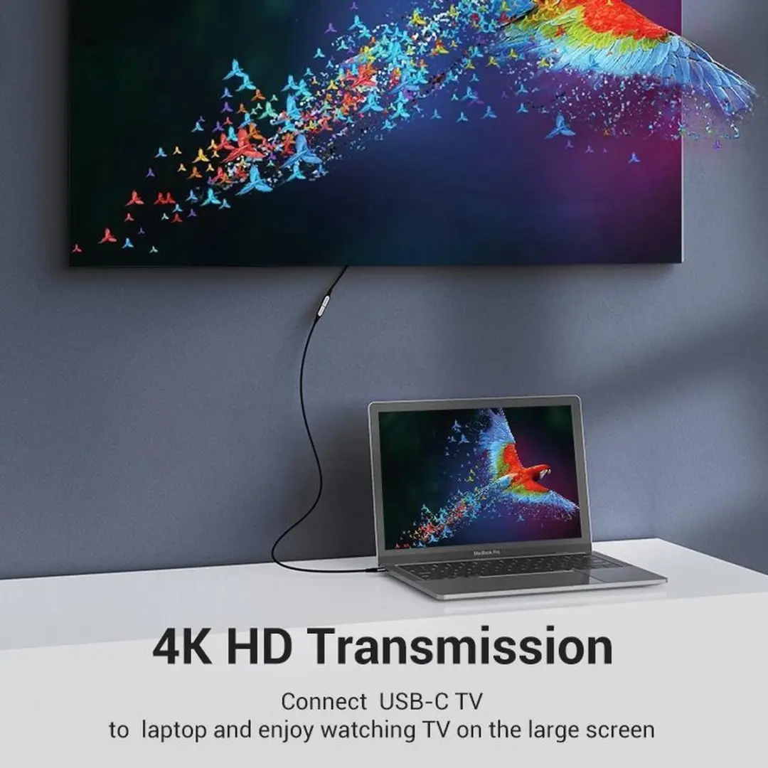 Vention USB-C 3.1 Verlengkabel 4K 60Hz - 1m
