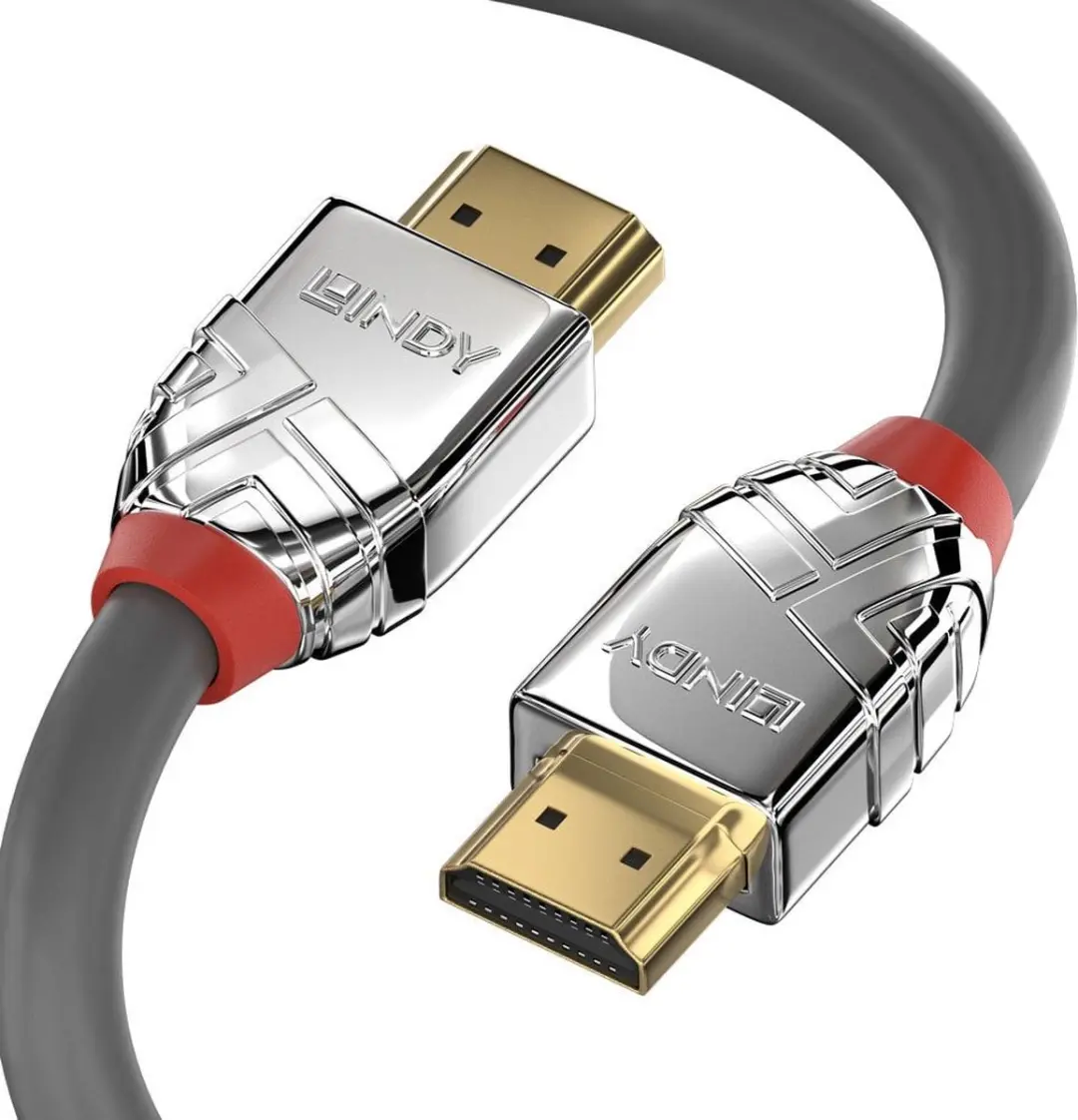 Lindy Cromo Line HDMI Kabel 5m - 4K - Grijs