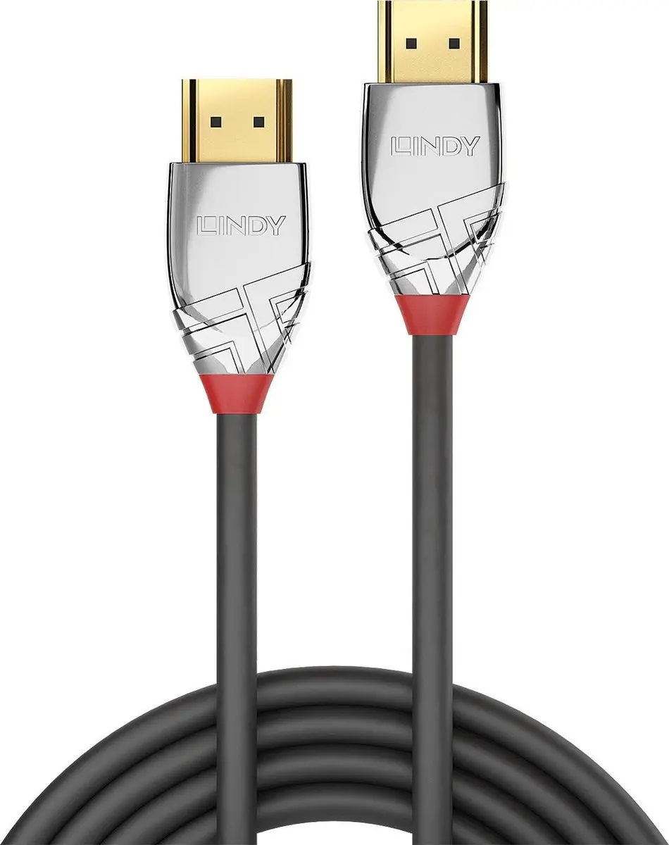 Lindy Cromo Line HDMI Kabel 5m - 4K - Grijs