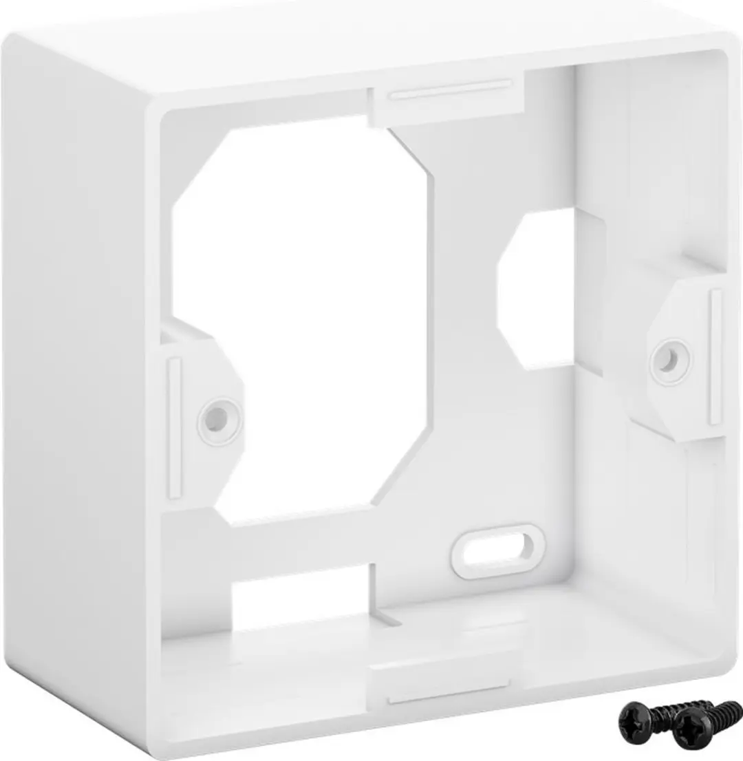 Goobay Wandcontactdoos Opbouwrand 4x