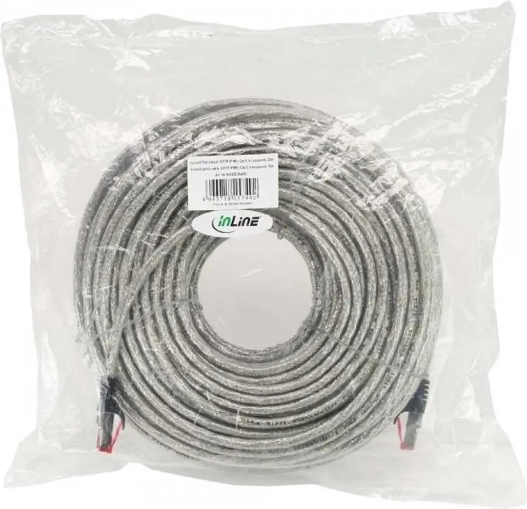 InLine Patchkabel S/FTP Cat.6 50m - Transparant