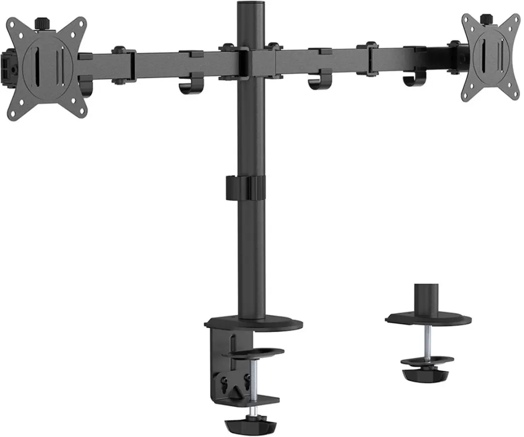 Gembird MA-D2-01 Monitorarm Dubbele Monitoren 17-32"