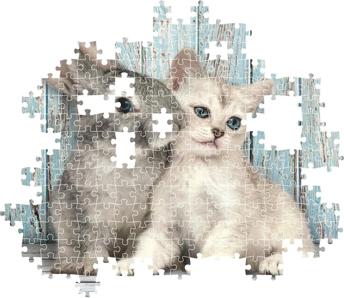 Clementoni Puzzel Kat en Konijn 500 Stukjes - Multicolor