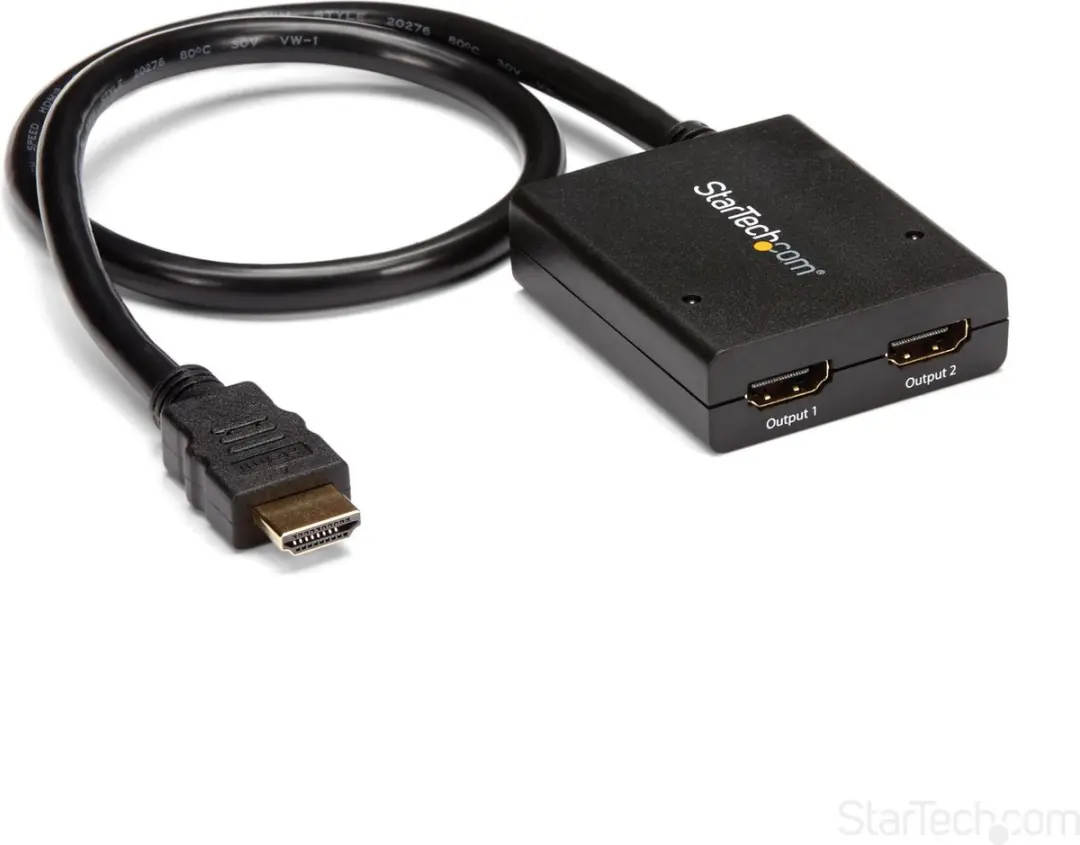 Startech ST122HD4KU HDMI Splitter 2-Poorts - 4K 30Hz - Zwart