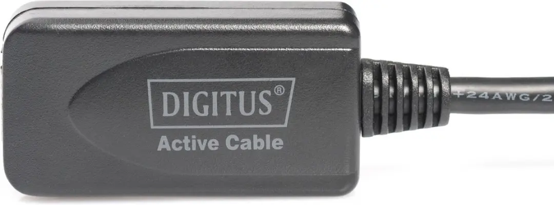 Digitus USB 2.0 A Male naar A Female Kabel 5m - Zwart