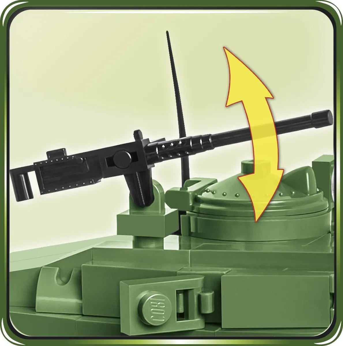 Cobi M24 Chaffee Bouwpakket 590 Onderdelen - Donkergrijs
