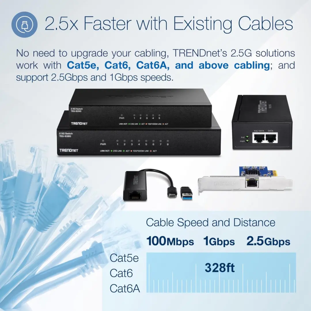 TrendNet TEG-S350 Netwerk Switch - Zwart