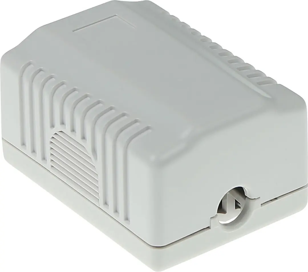 ACT Modulair Shielded CAT6A Opbouwdoos FA7005 - Grijs