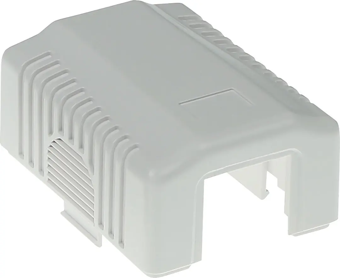 ACT Modulair Shielded CAT6A Opbouwdoos FA7005 - Grijs