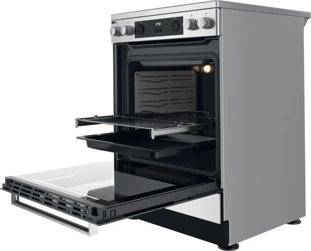Whirlpool WS68V8CCXT Vrijstaand Fornuis Inductie - Roestvrijstaal - afbeelding 6 van 6