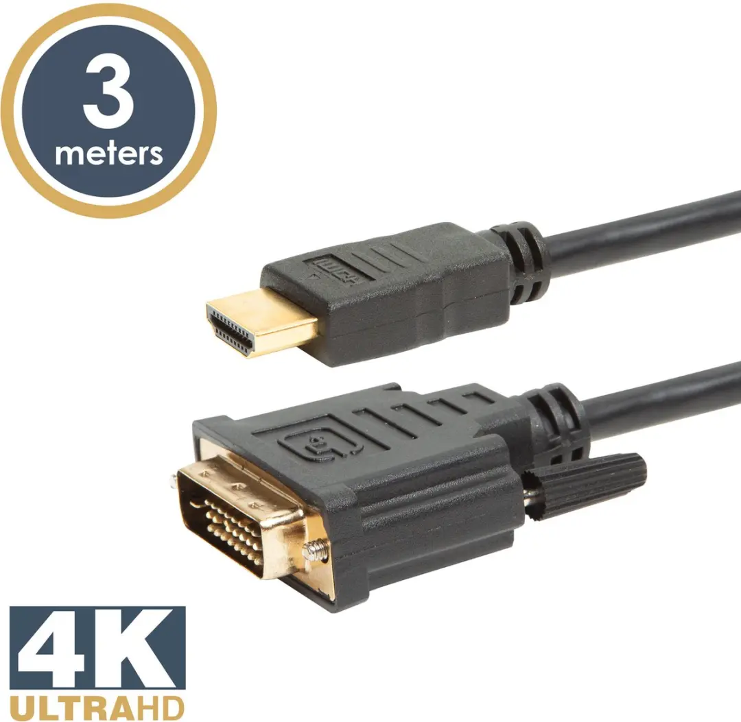 Delight DVI-D naar HDMI Kabel 3m