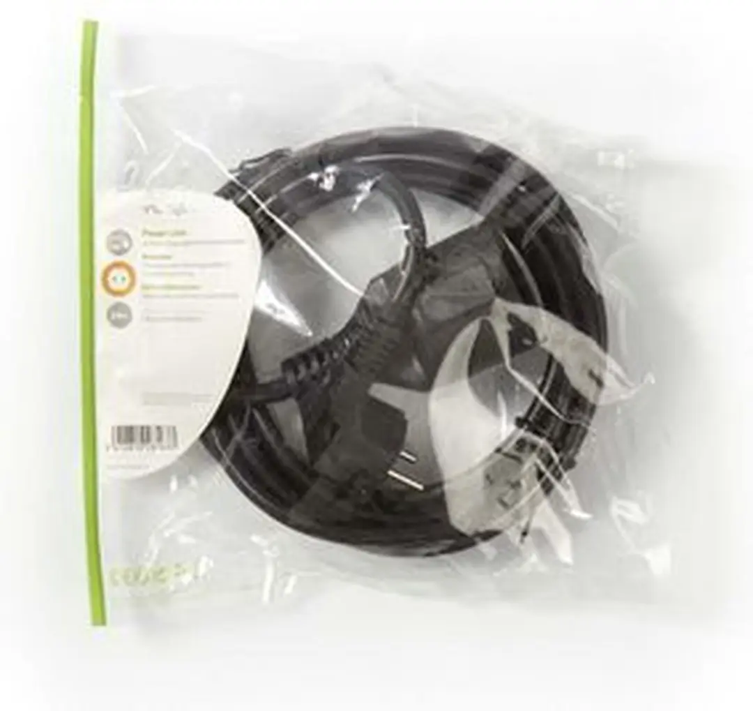 Nedis CEGP10230BK30 Stroomkabel Type F - 3m - Zwart