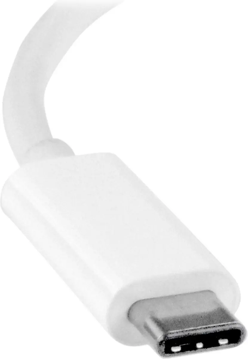 Startech USB-C naar DVI Adapter - Wit