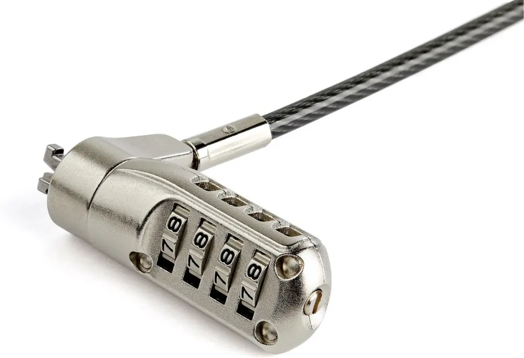 Startech LTLOCKNANO Laptopkabelslot - Grijs