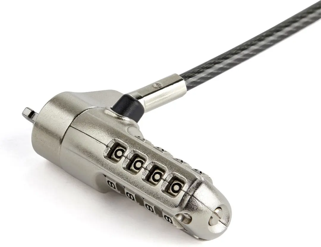 Startech LTLOCKNANO Laptopkabelslot - Grijs