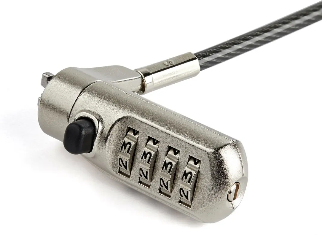 Startech LTLOCKNANO Laptopkabelslot - Grijs