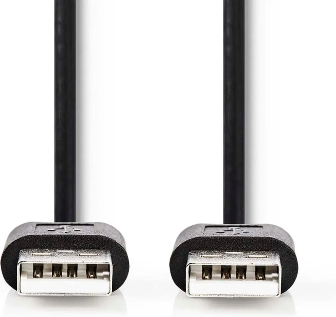 Nedis USB 2.0 Kabel USB-A Male 2m - Zwart