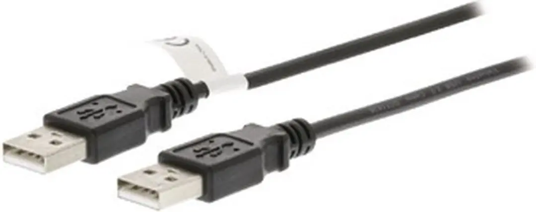 Nedis USB 2.0 Kabel USB-A Male 2m - Zwart
