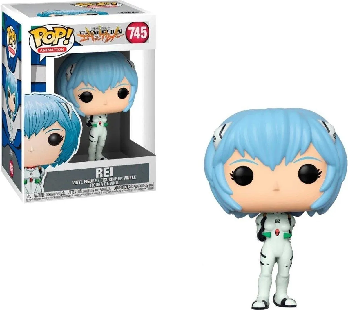 Funko Pop! Anime Evangelion Rei Ayanami #745 - Veelkleurig - afbeelding 4 van 6