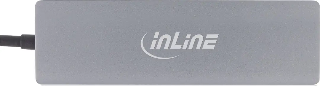 InLine USB-C naar HDMI 4K 30Hz Adapter - 100W PD - Grijs