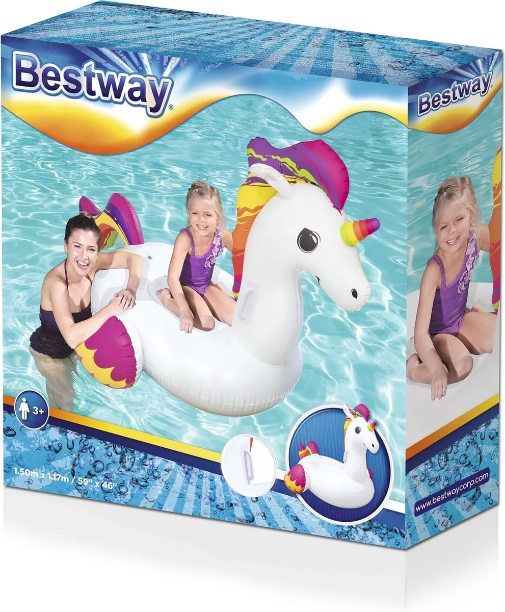 Bestway Eenhoorn Opblaasfiguur - Verschillende kleuren