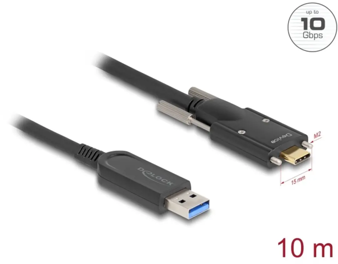 Delock USB 10Gbps Type-A naar Type-C Kabel 10m