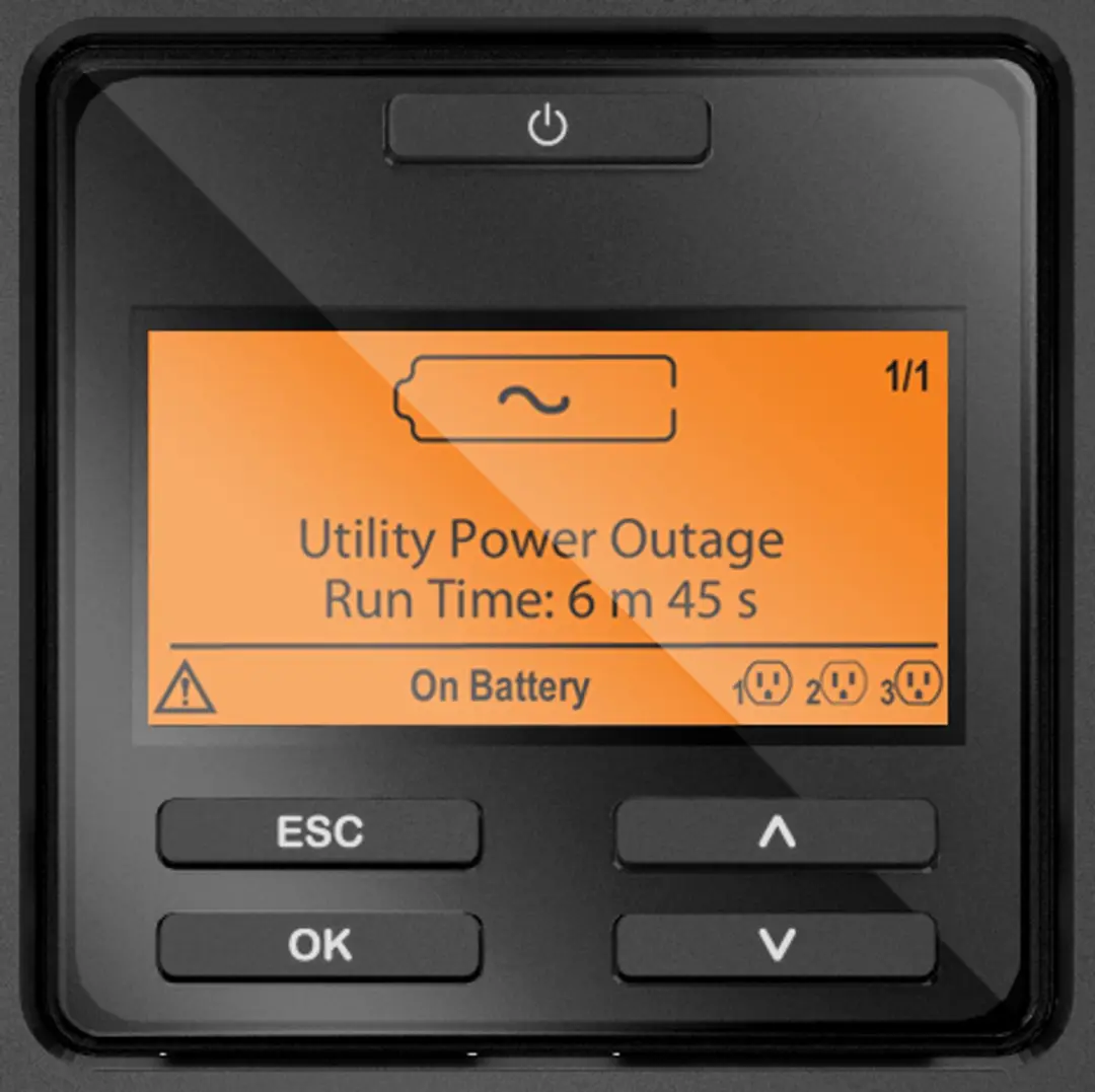 Uninterruptible Power Supply System Interactive UPS APC SRT3000RMXLI