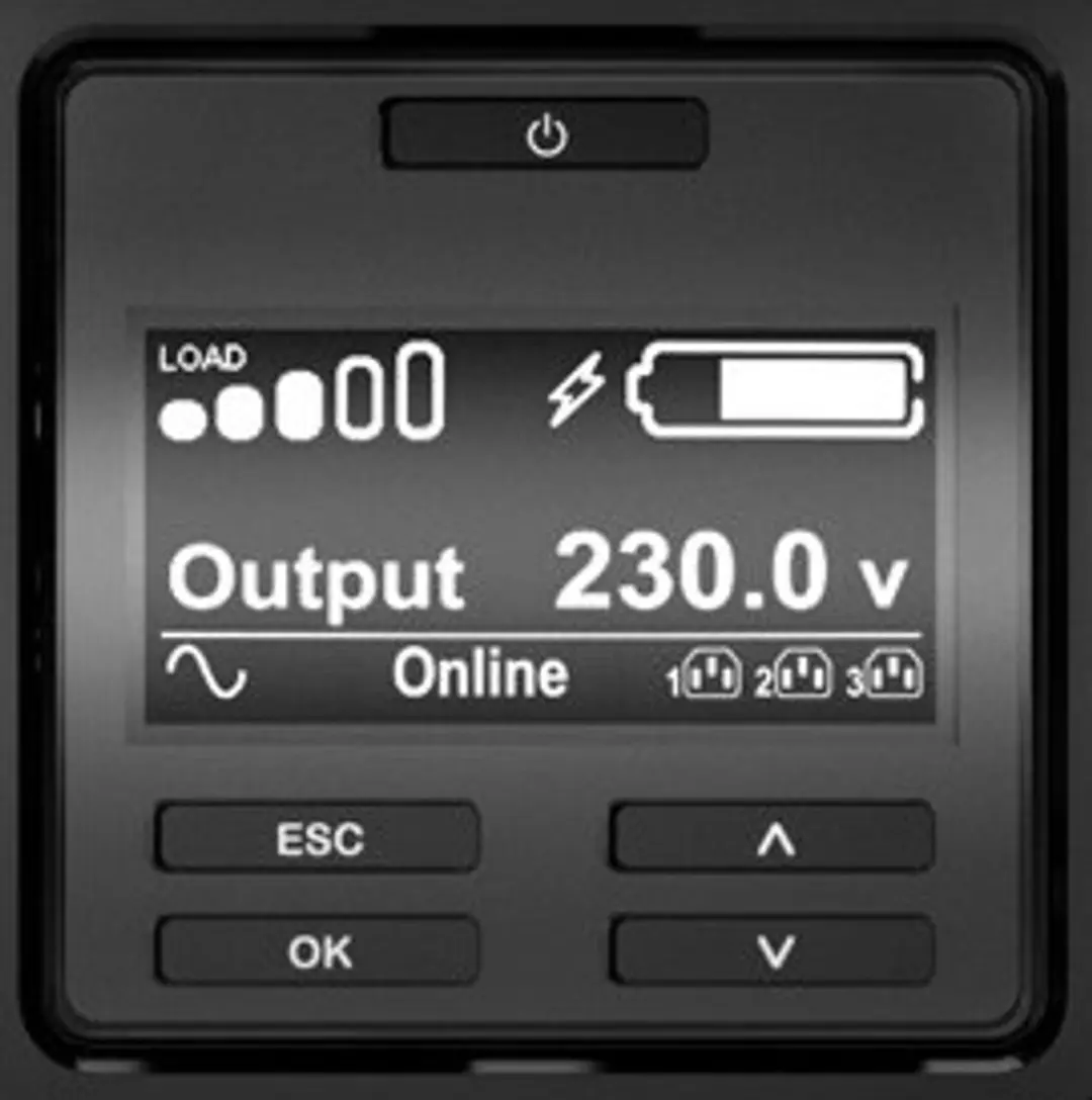 Uninterruptible Power Supply System Interactive UPS APC SRT3000RMXLI