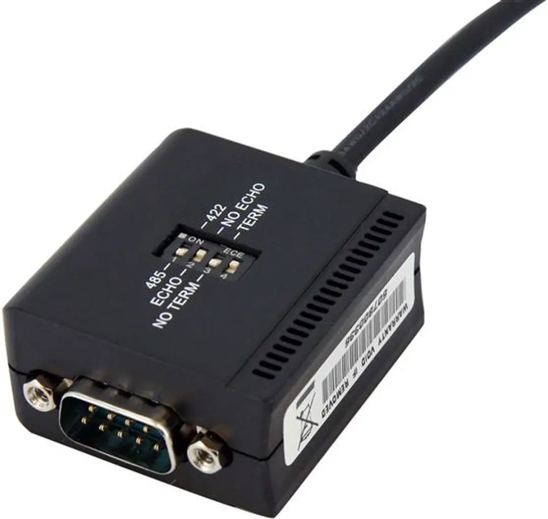 Startech ICUSB422 USB naar RS422/485 Seriële Kabel 1,80m - Zwart