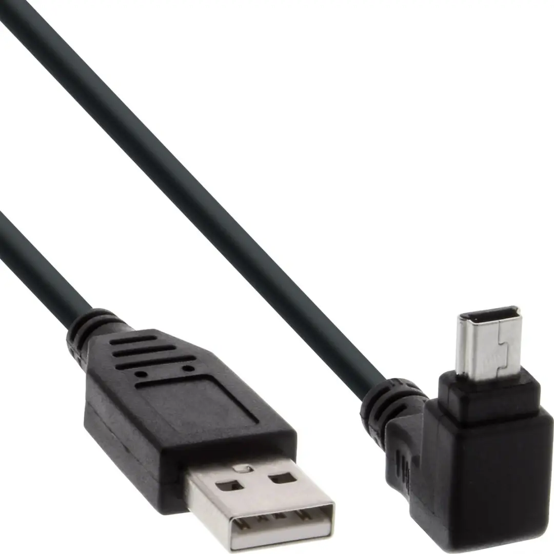 InLine USB 2.0 Kabel A naar Mini-B 5-pins 1.5m - Zwart
