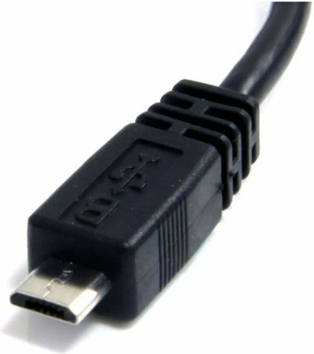 Startech 15cm Micro USB-kabel A naar micro B - Zwart