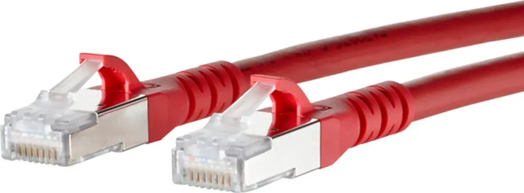 METZ CONNECT BTR NETCOM Cat6A Netwerkkabel Rood 1m