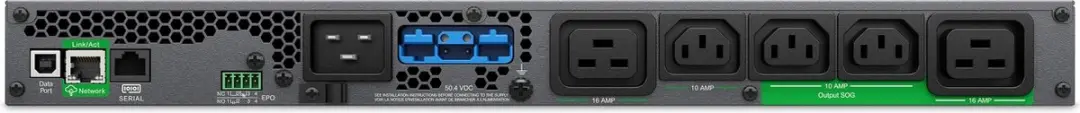 APC Smart-UPS Ultra SRTL2KRM1UIC On-Line UPS 2200W - 5 Stopcontacten - Zwart/Zilver - afbeelding 6 van 6