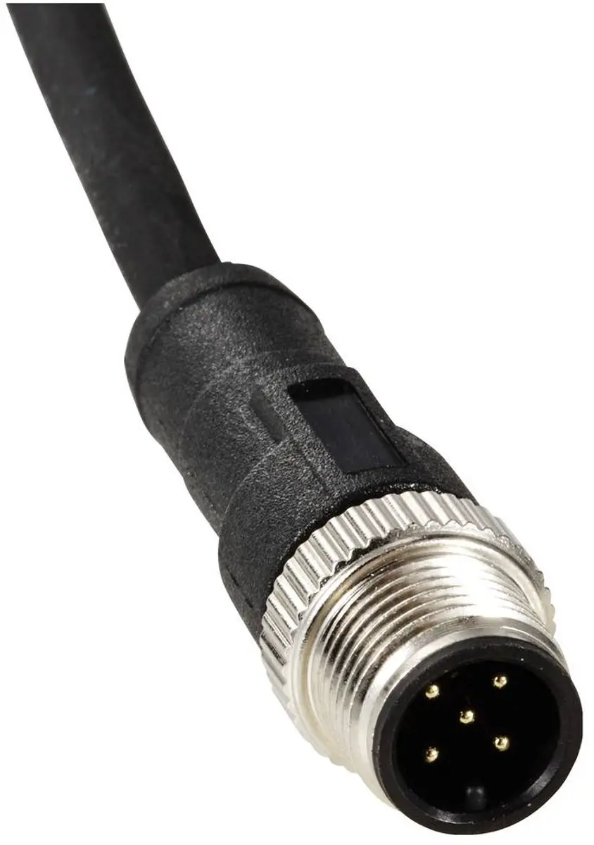 Tru Components TC-12833180 Sensor/Actuator Kabel M12 - 5 Polig - 10m - Zwart