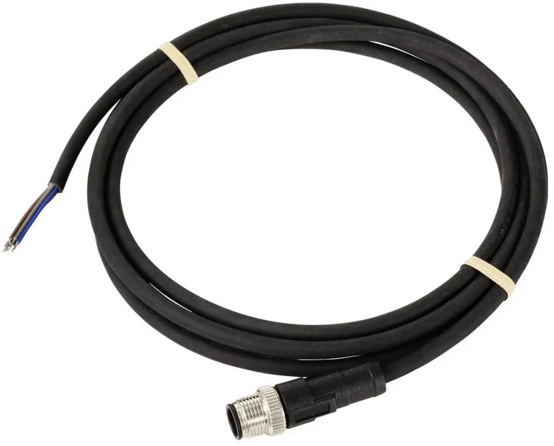 Tru Components TC-12833180 Sensor/Actuator Kabel M12 - 5 Polig - 10m - Zwart