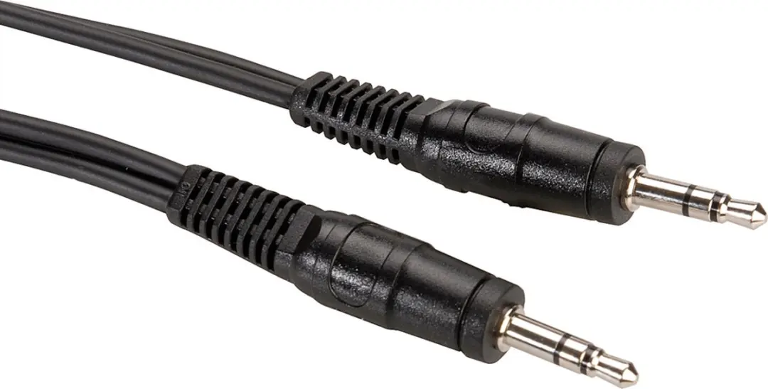 Roline 3,5mm Jack Audiokabel M/M 2m - Zwart