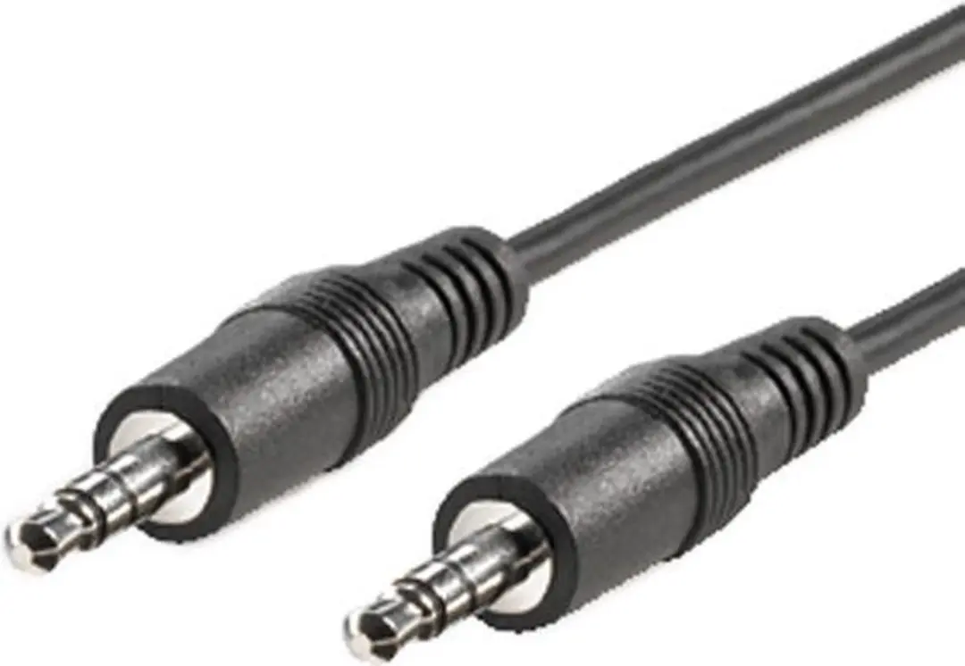 Roline 3,5mm Jack Audiokabel M/M 2m - Zwart