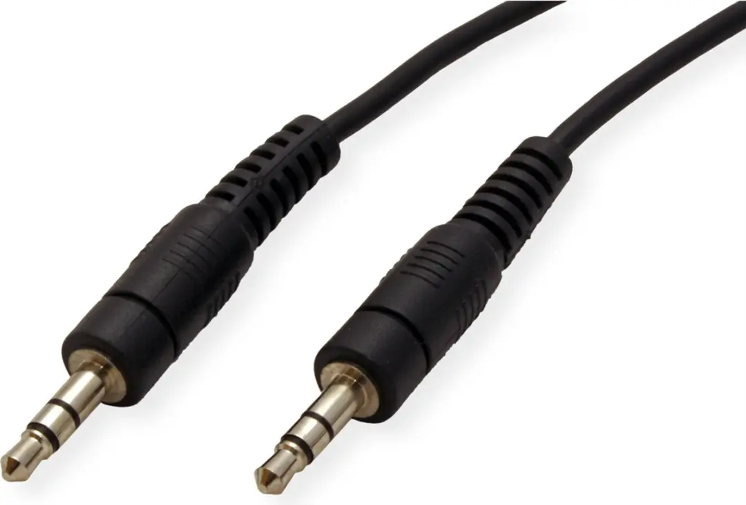 Roline 3,5mm Jack Audiokabel M/M 2m - Zwart