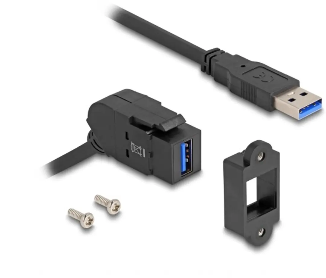 Delock USB-A Haaks Keystone Module 5Gbps