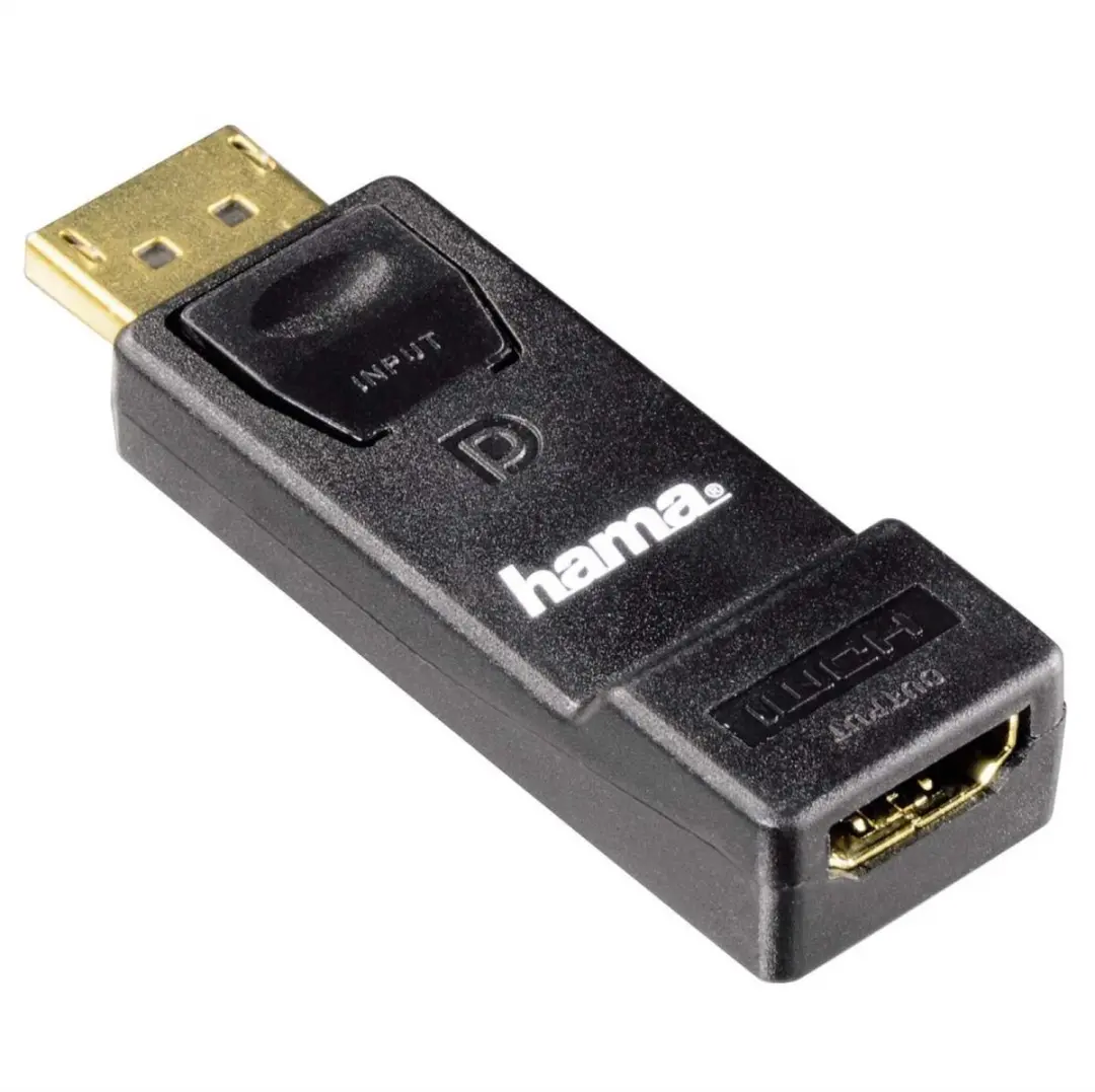 Hama 00133492 DisplayPort-HDMI Tussenstuk - Zwart