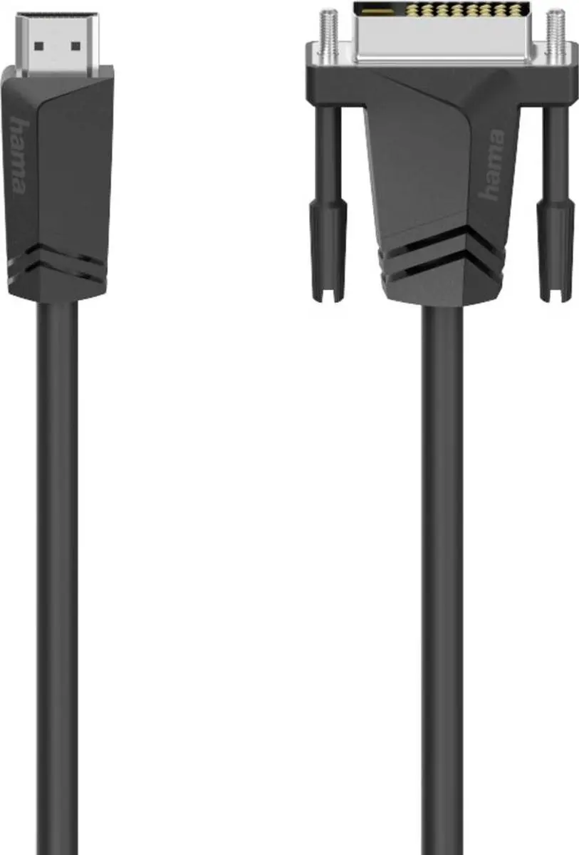 Hama HDMI naar DVI Kabel 1,5m - Zwart