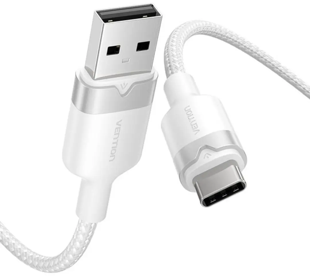 Vention USB 2.0 A naar USB-C 3A Kabel - 2m - Transparant