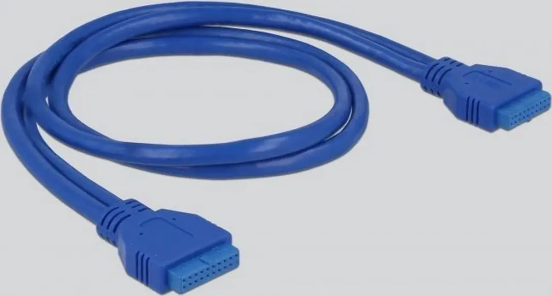Delock 63962 USB 5Gbps Panel 3.5" - Type-C + Type-A - Zwart