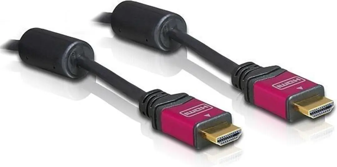 Delock HDMI Kabel 4K 30Hz 3m - Rood/Zwart