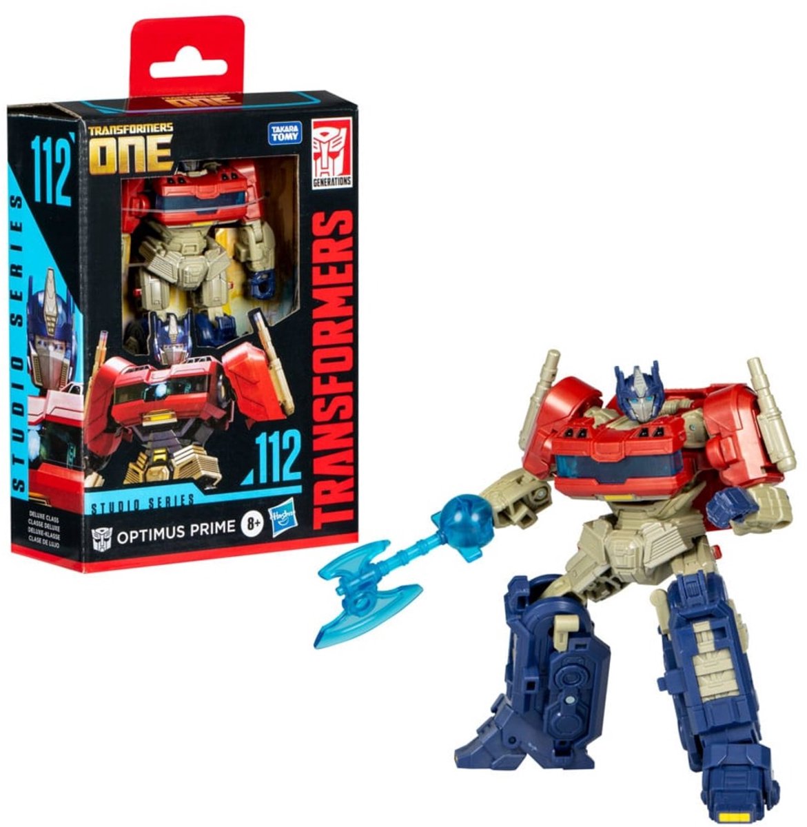 Transformers Optimus Prime Action Figure - Studio Series Deluxe Class - 11 cm